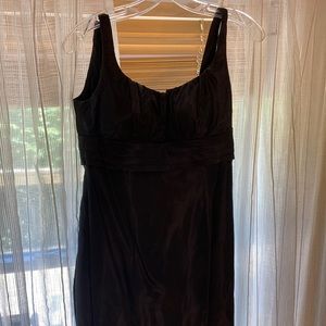 Navy blue chic prom dress